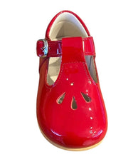 Shawn & Jeffrey Red Patent Leather T Strap Shoe