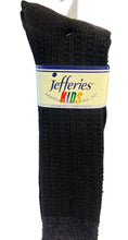 Girls Black Thick Jefferies Knee Socks