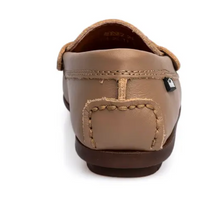 Venettini Reese Mocha Shiny Penny Leather Mocassin Loafer