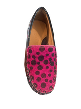 Venettini Denise Black Patent Fuxia Loafer