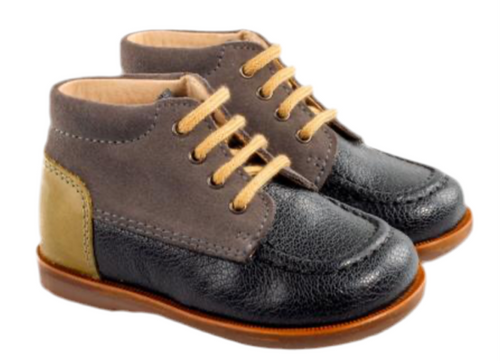 Beberlis Bufalo Leather Siyah Baby Bootie