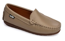Venettini Morgan Taupe Shiny Leather Mocassin Loafer