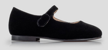Beberlis Girls Black Velvet Mary Jane Shoes