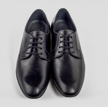 Beberlis Boys Black Leather Saul Classic Laces Dress Shoes