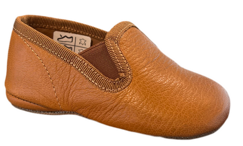 Pepe Tan Cuoio Leather Smoking Slip On