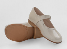 Beberlis Marion Beach Cream Patent Leather Classic Mary Jane