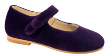 Shawn & Jeffery Lila Purple Velvet Mary Jane