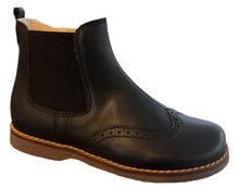 Beberlis Black Cathay Leather Classic Booties