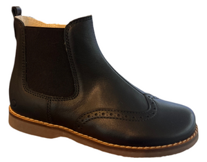 Beberlis Black Cathay Leather Classic Booties
