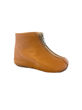 Pepe Cuoio Leather Zipper Booties