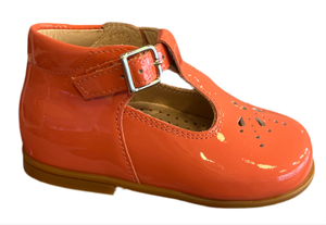 Beberlis Baby Gambero Patent T-Strap shoes