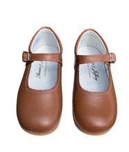 Shawn & Jeffery Roble Tan Leather Classic Mary Jane