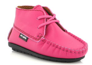 Atlanta Baby Fuschia Smooth Leather Bootie