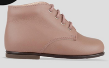 Beberlis Rene Old Pink Leather Baby Bootie
