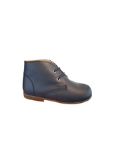 Shawn & Jeffery Baby Navy Leather Bootie 102