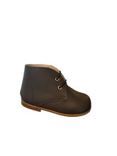 Shawn & Jeffery Baby Brown Caoba Leather Bootie 102