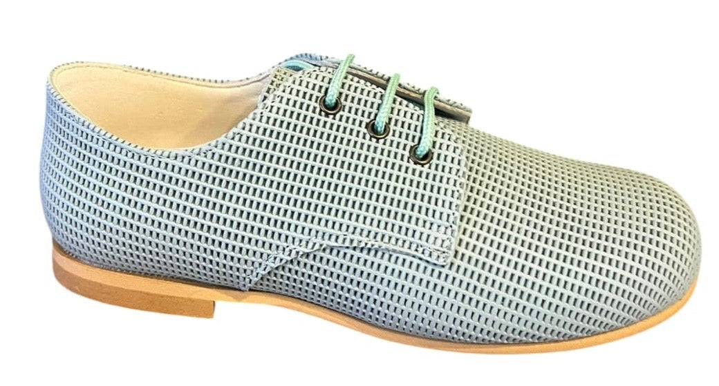 Shawn & Jeffery Lavanda Textured Leather Oxford Dress Shoes