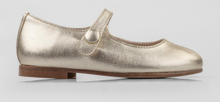 Beberlis Valeria Gold Eclat Te Leather Mary Jane