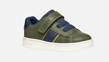 Geox Green Navy Eclyper Velcro Sneakers