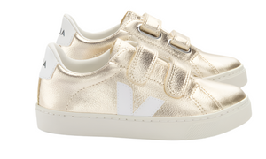 Veja Platine Gold Velcro Sneakers
