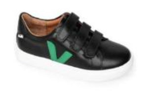 Venettini Black Green Dillon Velcro Sneaker