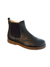 Beberlis Navy Cathay Leather Classic Booties