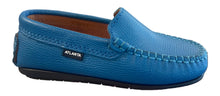 Atlanta Mocassin Blue Jeans Little Grainy Leather Loafer