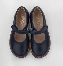 Beberlis Girls Alba Omega Navy Marino School Mary Jane Shoes