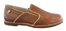Venettini Lugguage Tan Weave Slip On Smoking Shoe Loafer