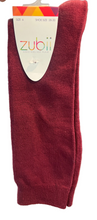 Girls Zubii Burgundy Knee Socks