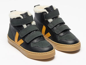Veja Black Ouro Grafi Hightop Winter Sneakers