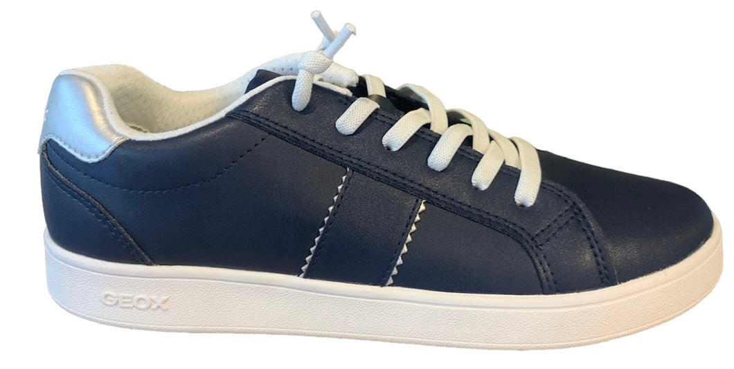 Geox Eclyper Navy Silver Sneakers
