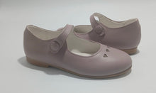 Shawn & Jeffery Girls Pink Leather Heart Mary Jane