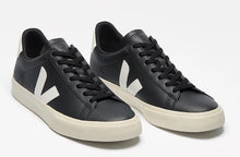 Veja Campo Black White Leather Sneakers