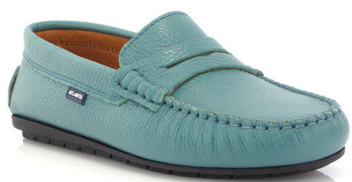 Atlanta Mocassin Jellyfish Grainy Leather Loafer
