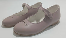 Shawn & Jeffery Girls Pink Leather Heart Mary Jane