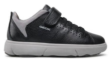 Geox Nebcup Black Grey Leather Sneakers