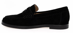 Venettini London Black Suede Leather Loafer