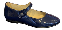 Shawn & Jeffery Navy Patent Leather Girls Button Mary Jane