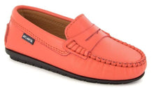 Atlanta Mocassin Coral Smooth Leather Penny Loafer