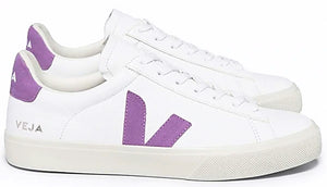 VEJA CAMPO CHROMEFREE LEATHER WHITE MULBERRY