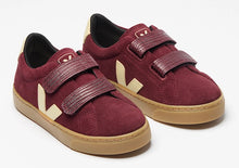 Veja Esplar Burgundy Suede Amarante Sun Leather Sneakers