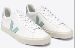 Veja Campo Extra White Matcha Leather Sneakers