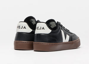 Veja Volley Bark Black White Leather Sneakers