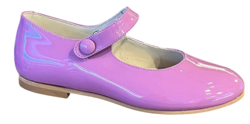 Shawn & Jeffery Malva Lavender Patent Leather Snap Mary Jane