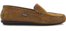 Altanta Mocassin Camel Suede Leather Loafer