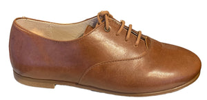 Beberlis Catina Tan Roble Leather Trendy Oxford Dress Shoes