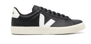 Veja Campo Black White Leather Sneakers
