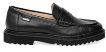 Venettini London Black Leather Chunky Loafer