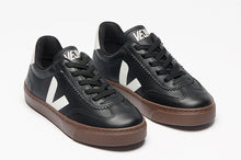 Veja Volley Bark Black White Leather Sneakers